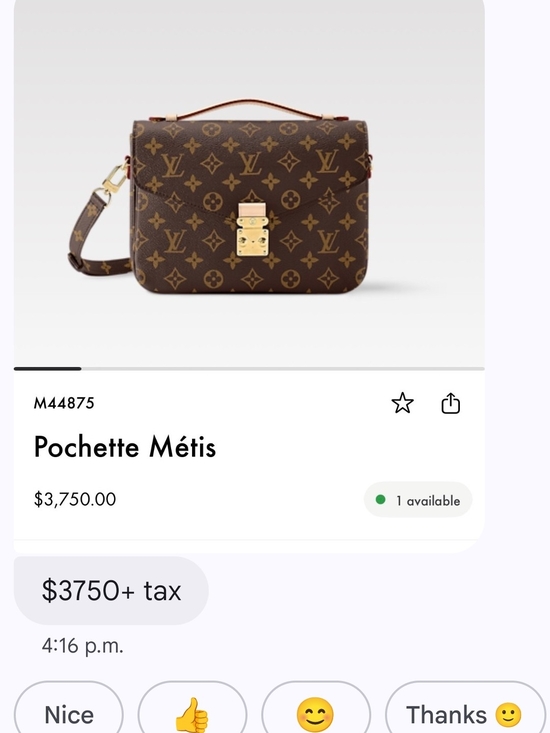Louis Vuitton Handbags - Louis Vuitton Monogram Pochette Métis in Brown and Gold